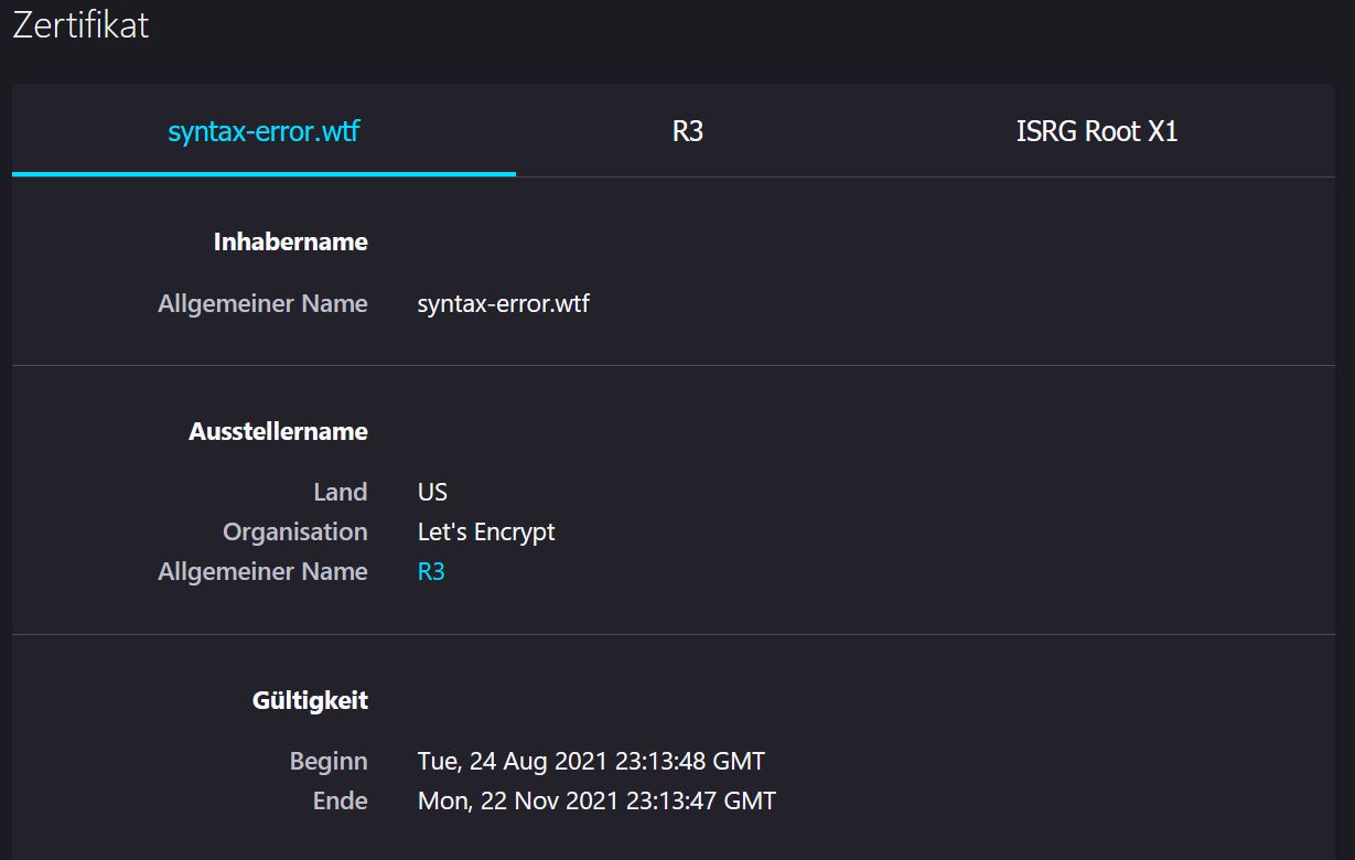 Du betrachtest gerade Let’s Encrypt – Zertifikate entfernen mit certbot